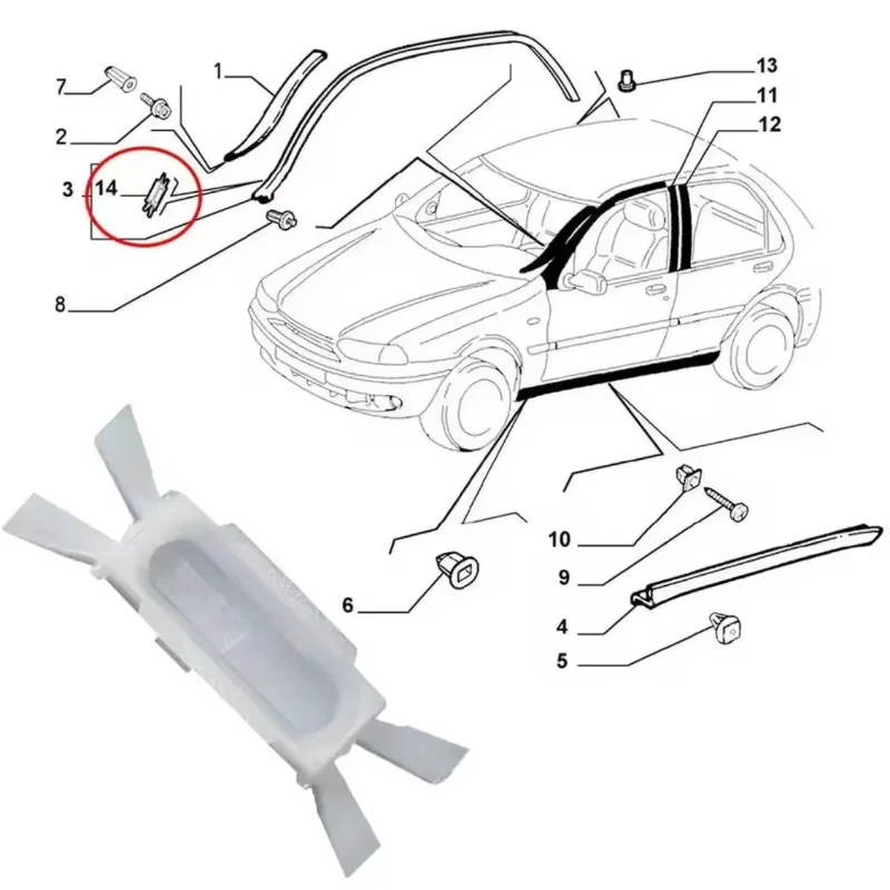 10pcs for Fiat 7078732 Clip Fasteners Car Door Rain Eaves Sealing Strip Clamp Car Rain Eaves Clamp Car Interior Accessories
10pcs for Fiat 7078732 Clip Fasteners Car Door Rain Eaves Sealing Strip Clamp Car Rain Eaves Clamp Car Interior Accessories