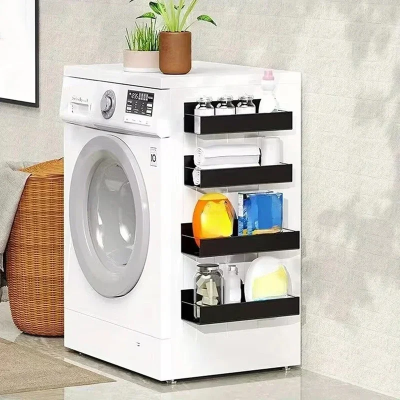 1/2pcs Magnetic Storage Shelf Household Kitchen Refrigerator Washing Machine Side Hanging Storage Rack, Multifunctional Storage
1/2pcs Magnetic Storage Shelf Household Kitchen Refrigerator Washing Machine Side Hanging Storage Rack, Multifunctional Storage
