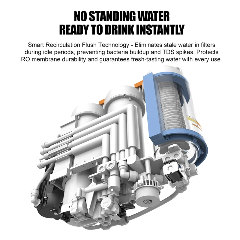 Quiet Use 7-Stage homeWater Treatment Filter with Washable Pre Filter
Quiet Use 7-Stage homeWater Treatment Filter with Washable Pre Filter