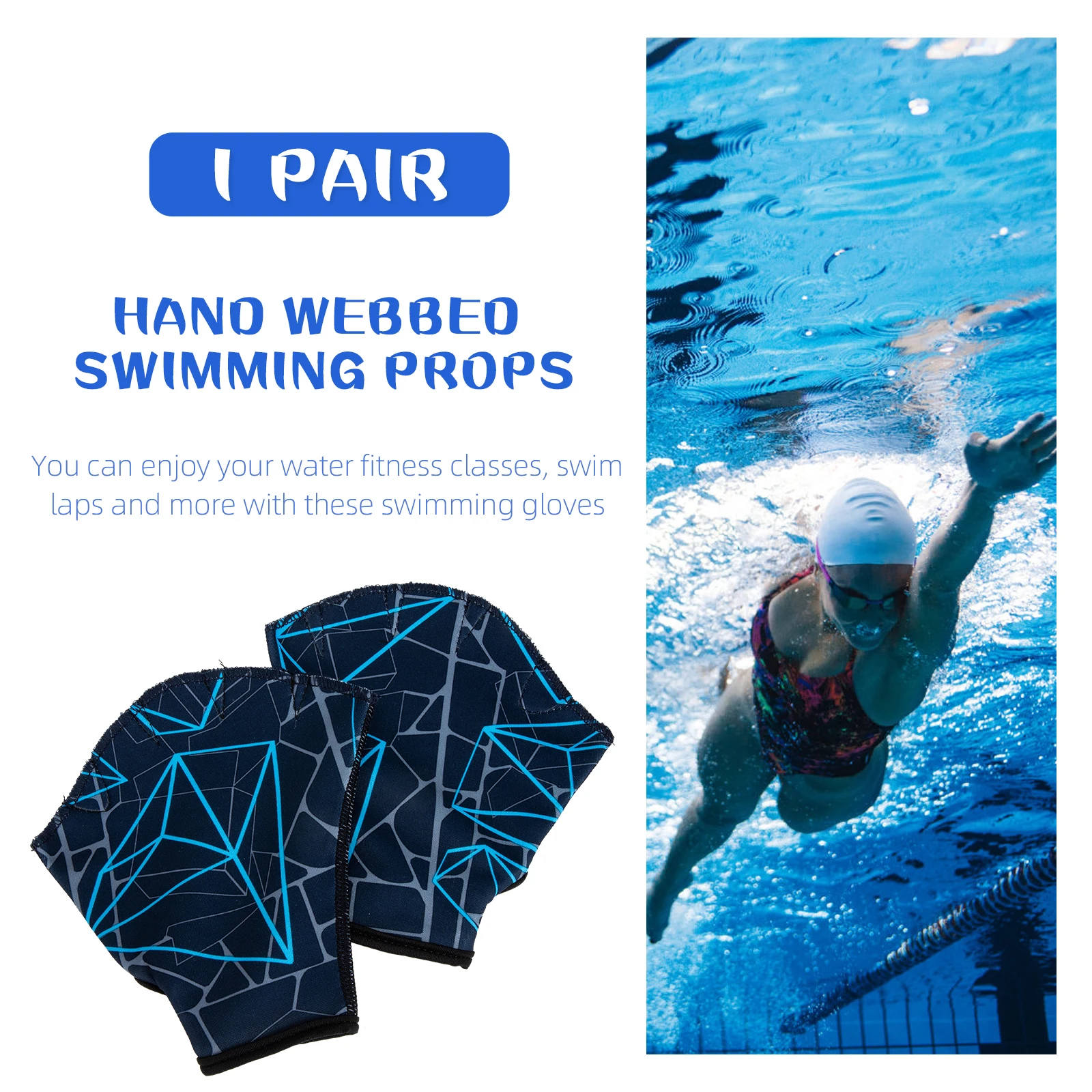 Webbed Swim Aquatic Swim Sports Props Fins Hand Prop Neoprene Training Supplies Fitness Class Surfing Durable Elastic
Webbed Swim Aquatic Swim Sports Props Fins Hand Prop Neoprene Training Supplies Fitness Class Surfing Durable Elastic