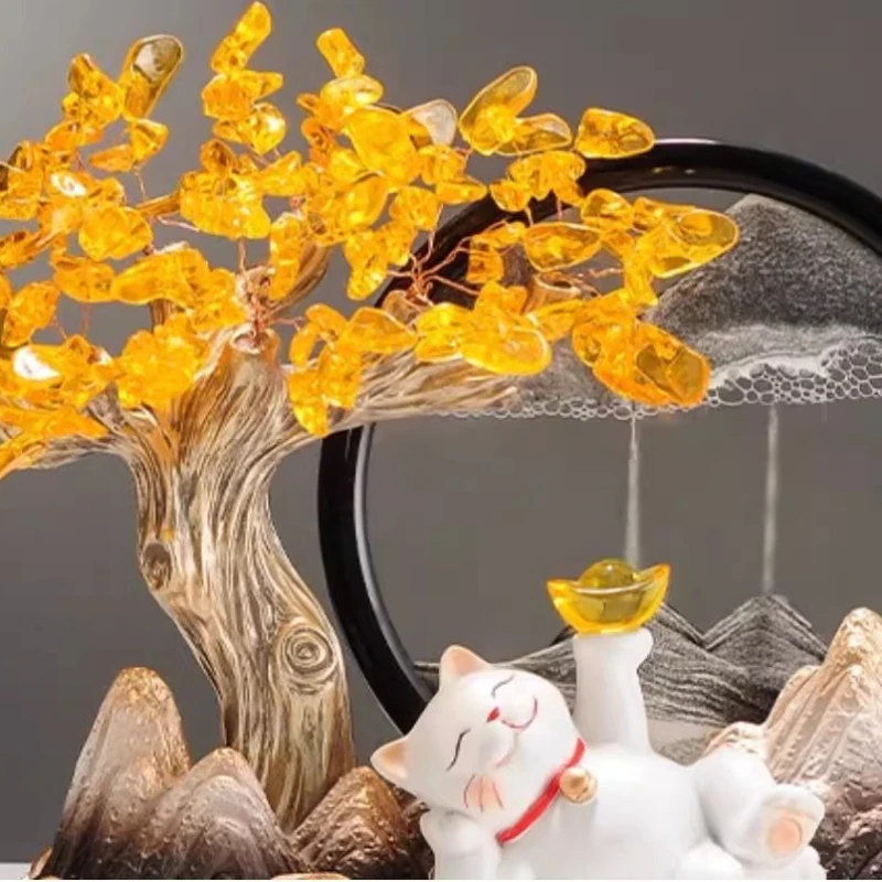 Cat quicksand painting office housewarming opening auspicious gifts high-end gifts
Cat quicksand painting office housewarming opening auspicious gifts high-end gifts