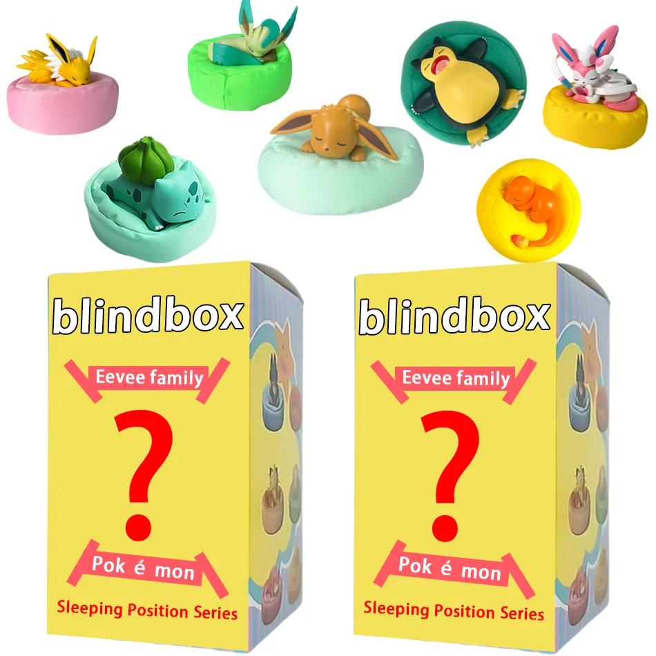 Pok é mon Eevee Family Blind Box Action Dolls Pikachu Anime sleep Series Desktop Decorations Pokémon Toy ornament Birthday Gifts
Pok é mon Eevee Family Blind Box Action Dolls Pikachu Anime sleep Series Desktop Decorations Pokémon Toy ornament Birthday Gifts