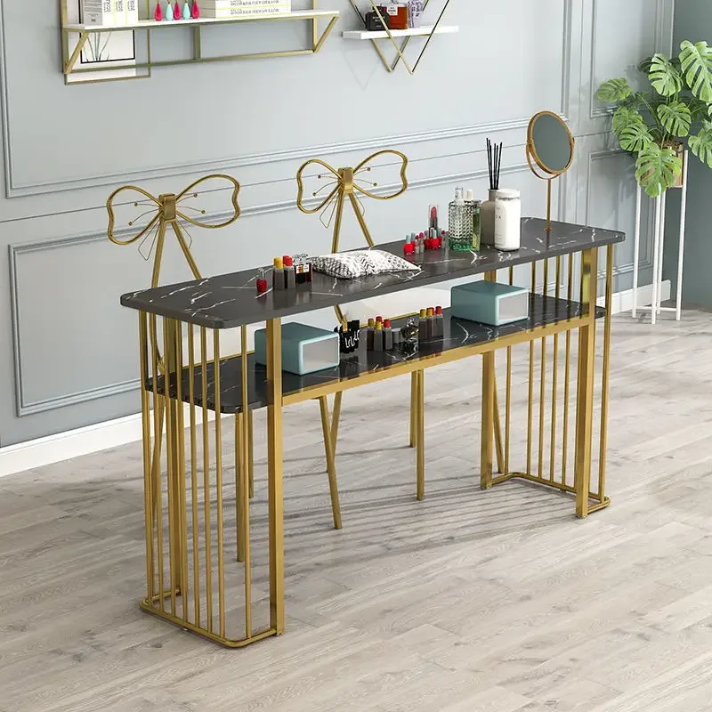 Nordic light luxury salon furniture modern manicure shop table chair set single double professional manicure
Nordic light luxury salon furniture modern manicure shop table chair set single double professional manicure