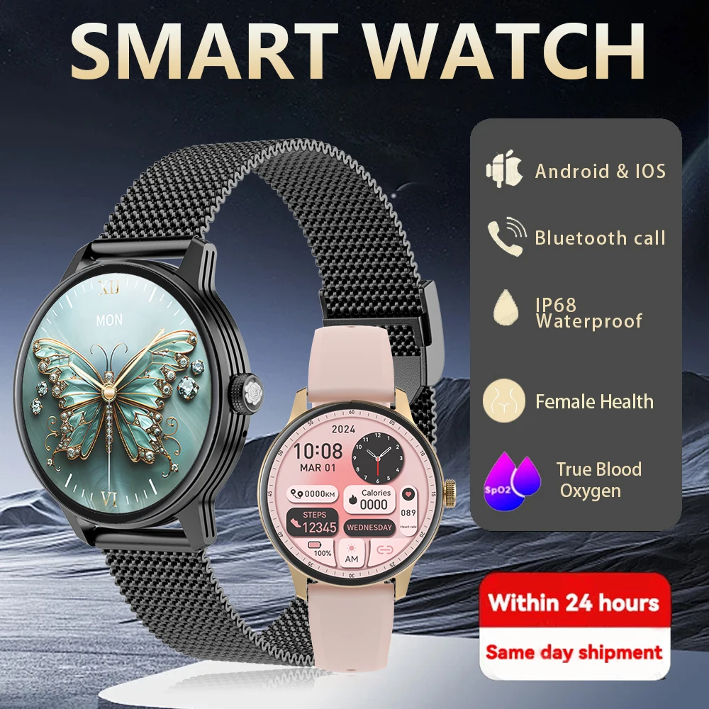 Смарт-часы Zordai OD9 женские, фитнес-трекер с AMOLED экраном, поддержкой Bluetooth, для Android и IOS
Смарт-часы Zordai OD9 женские, фитнес-трекер с AMOLED экраном, поддержкой Bluetooth, для Android и IOS