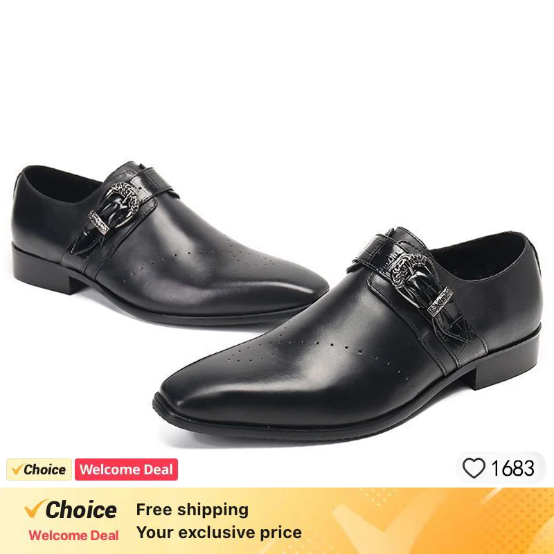 Quality Men Oxford Shoes Genuine Leather Pointed Toe Luxury Black Brown Men Business Office Formal Shoes
Quality Men Oxford Shoes Genuine Leather Pointed Toe Luxury Black Brown Men Business Office Formal Shoes
