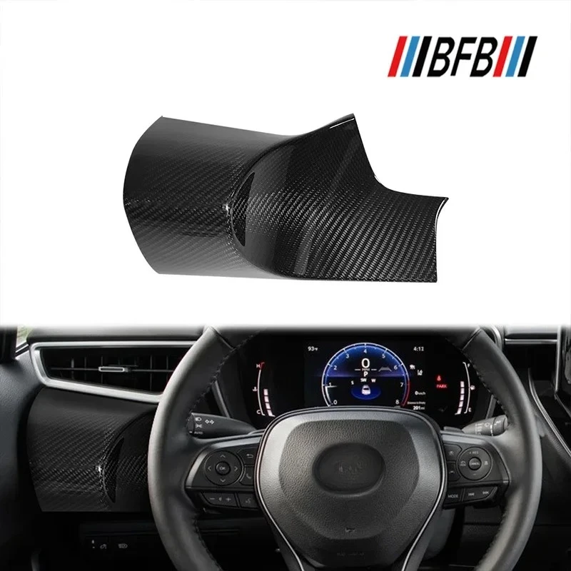 For TOYOTA Corolla GR Real Dry Carbon Fiber Dashboard Left Air Conditioning Lower Panel Trim Interior Modification 2023-2025
For TOYOTA Corolla GR Real Dry Carbon Fiber Dashboard Left Air Conditioning Lower Panel Trim Interior Modification 2023-2025