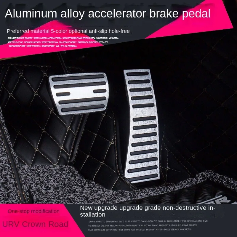 Car Foot Pedals for Honda URV Crown 2017-2023 Light Accelerator Brake Pedal Pad Stainless Steel Rest Mats Interior Acessories
Car Foot Pedals for Honda URV Crown 2017-2023 Light Accelerator Brake Pedal Pad Stainless Steel Rest Mats Interior Acessories