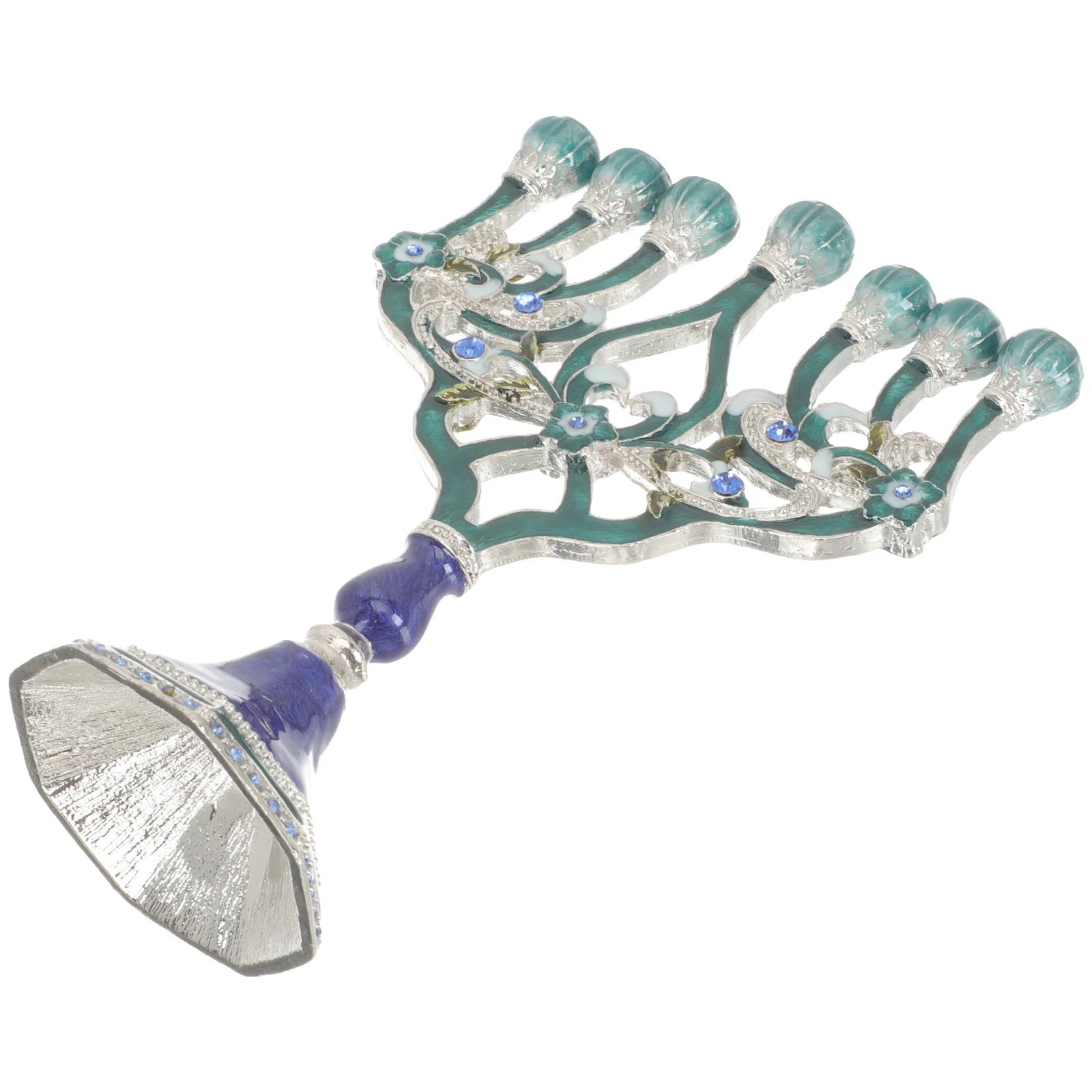 7 Branch Candlestick Holder Exquisite Craftsmanship for Office Home Tabletop Decor Decorative Hanukkah Stand
7 Branch Candlestick Holder Exquisite Craftsmanship for Office Home Tabletop Decor Decorative Hanukkah Stand