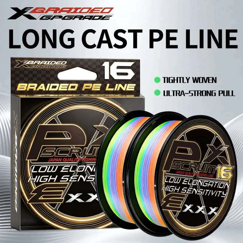 New YGKX X16 Braided Fishing Line 100/150/200M No Fade 16 Strands PE Super Strong Permanent Color Multifilament Fishing Wire
New YGKX X16 Braided Fishing Line 100/150/200M No Fade 16 Strands PE Super Strong Permanent Color Multifilament Fishing Wire