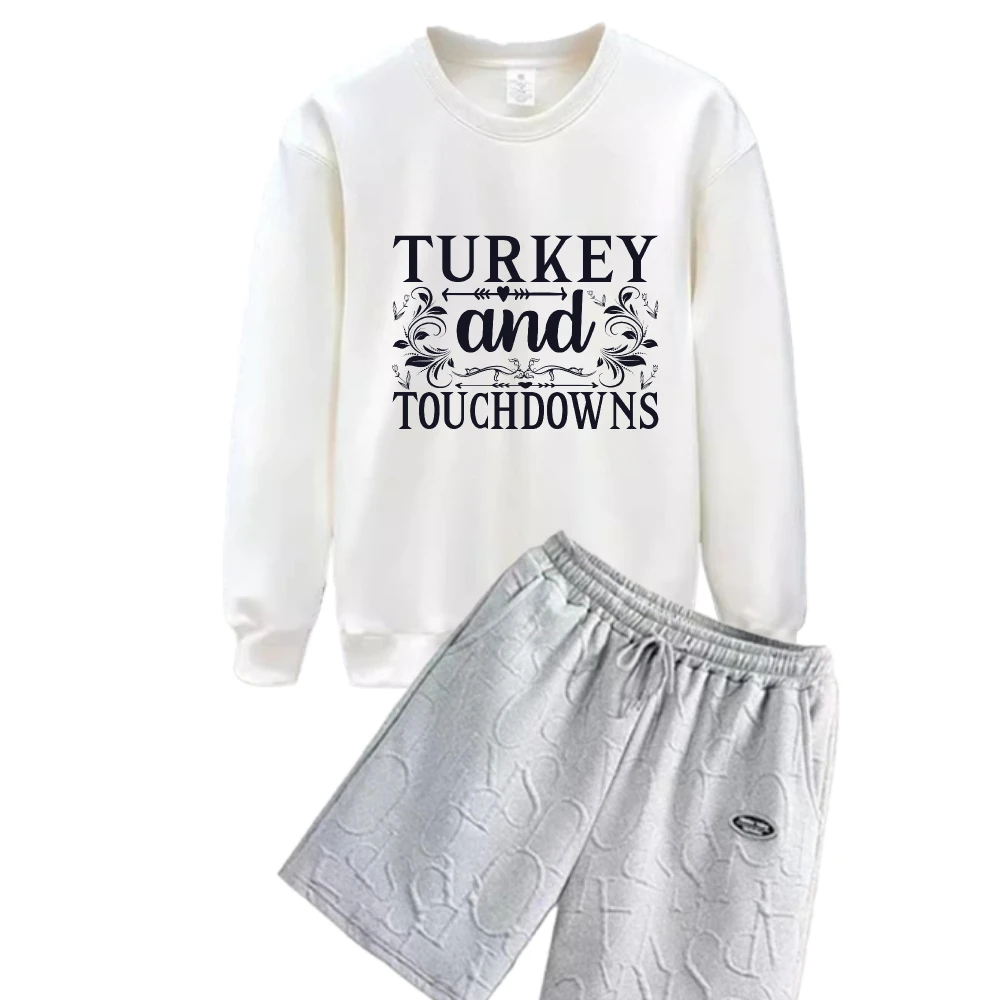 2025 Casual Men Long Sleeve Sports T-Shirt+shorts Two-person print flowers Set Autumn And Winter Collection and Comfortable suit
2025 Casual Men Long Sleeve Sports T-Shirt+shorts Two-person print flowers Set Autumn And Winter Collection and Comfortable suit