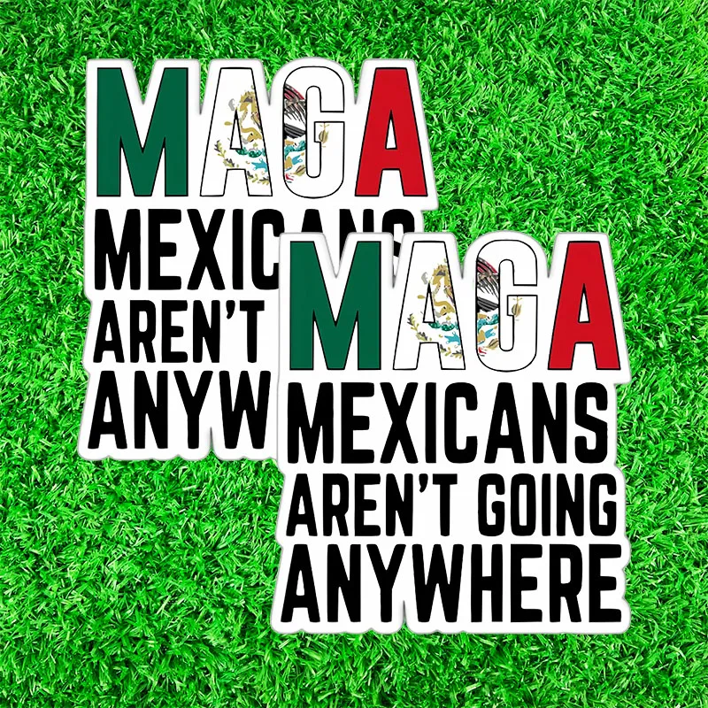 1/2/4PCS MAGA MEXICANS AREN'T GOING ANYWHERE Meme Motorcycle Stickers for Fuel Tank Helmets Electric Scooter Laptop Vinyl Decals
1/2/4PCS MAGA MEXICANS AREN'T GOING ANYWHERE Meme Motorcycle Stickers for Fuel Tank Helmets Electric Scooter Laptop Vinyl Decals