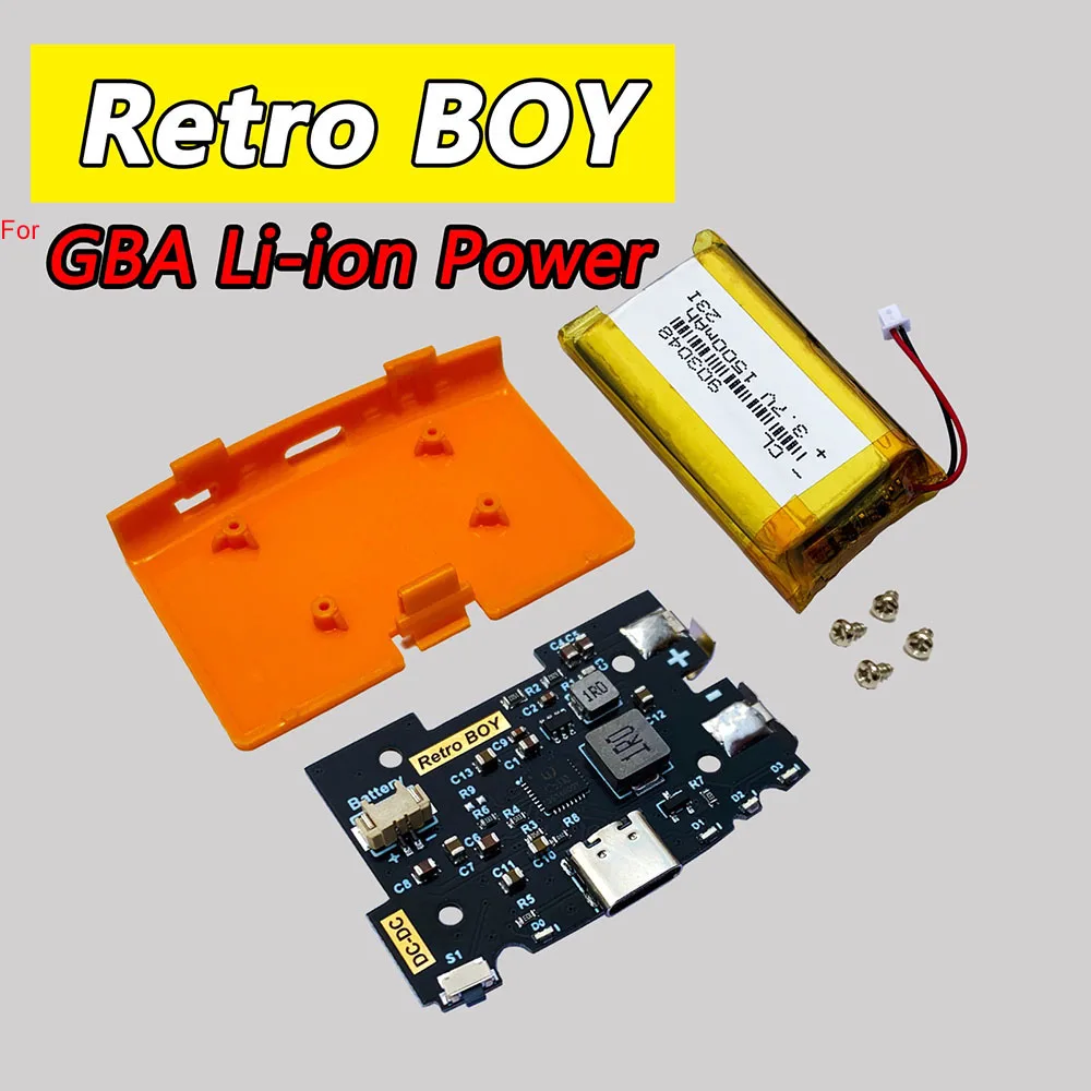 Rechargeable Lithium Battery for GBA Battery Module Replacement for Game Boy Advance Compatible Highlight Brightness
Rechargeable Lithium Battery for GBA Battery Module Replacement for Game Boy Advance Compatible Highlight Brightness