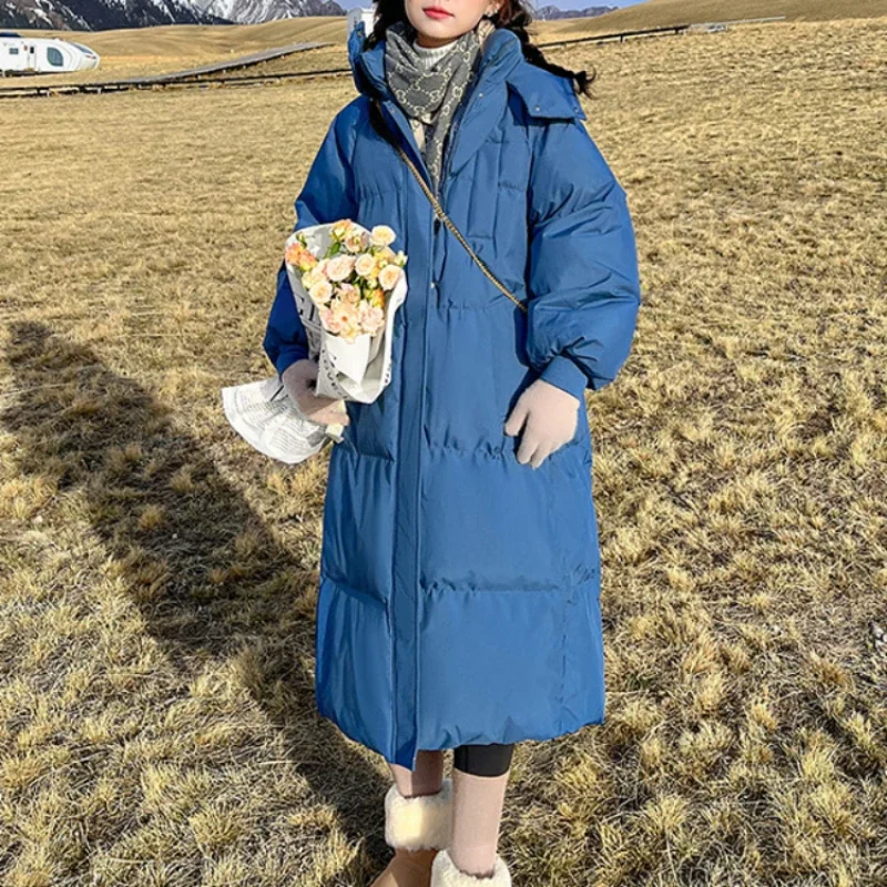 Cotton Women Thick Long Parkas Zipper Autumn Black Coats High Waist Maxi Jackets Pockets Coats Elegant Korean Warm Winter 2024
Cotton Women Thick Long Parkas Zipper Autumn Black Coats High Waist Maxi Jackets Pockets Coats Elegant Korean Warm Winter 2024