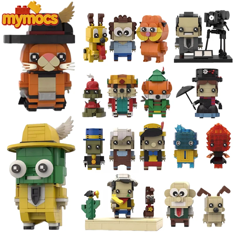 Mymocs Ideas Fairy Tales Movie Action Figures Bricks Headz Sets MOC Anime Doll Model DIY Building Blocks Toys Christmas Gift
Mymocs Ideas Fairy Tales Movie Action Figures Bricks Headz Sets MOC Anime Doll Model DIY Building Blocks Toys Christmas Gift