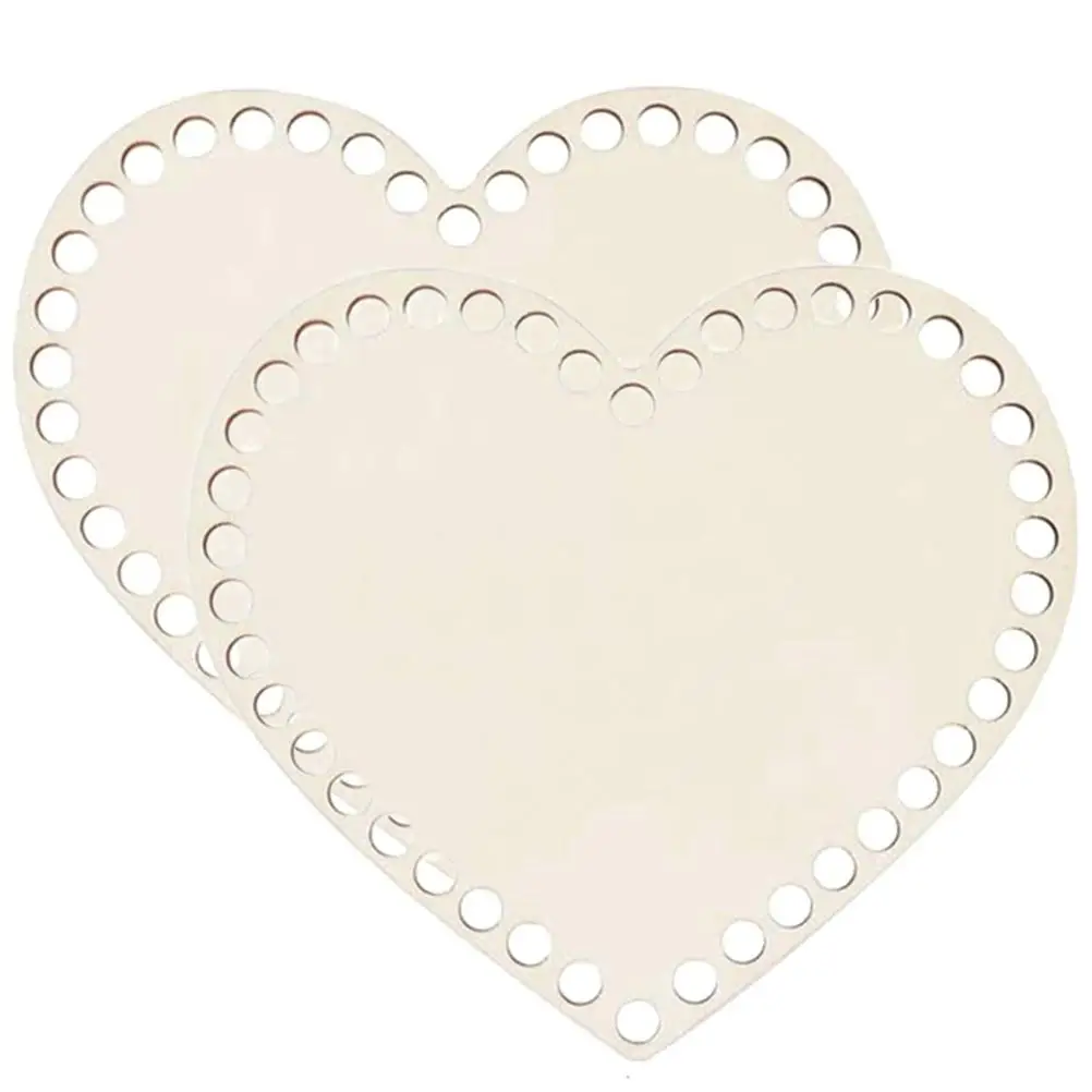 2Pcs Wooden Basket Bottom Shaping Pad for DIY Crochet Bag Wood Material Pre drilled Holes Versatile Weaving Craft
2Pcs Wooden Basket Bottom Shaping Pad for DIY Crochet Bag Wood Material Pre drilled Holes Versatile Weaving Craft