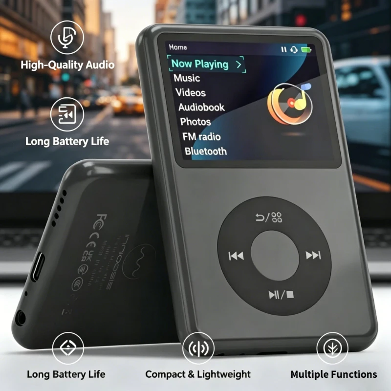 New Portable Mp3 Player Bluetooth Speakers & Video, Radio Receiver, Digital Music Player, Innioasis Y1 Hifi Audio Walkman
New Portable Mp3 Player Bluetooth Speakers & Video, Radio Receiver, Digital Music Player, Innioasis Y1 Hifi Audio Walkman