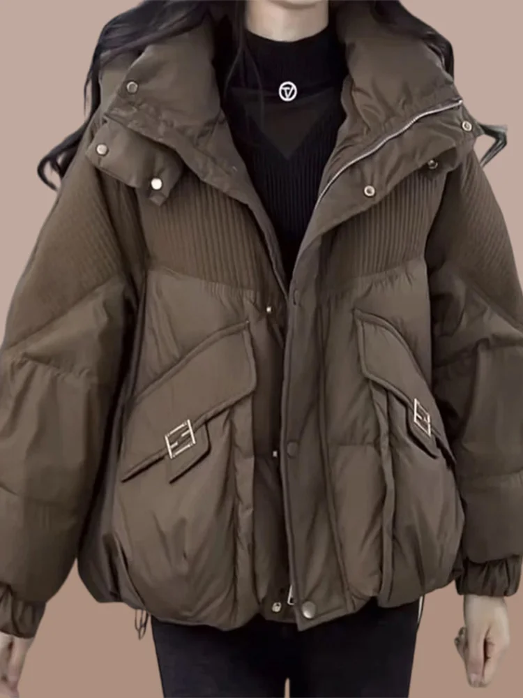 Winter New Women's Loose Thickened Short Cotton Jacket Warm Coat Small Size Cotton Padded Outerwear Trendy Commute Style
Winter New Women's Loose Thickened Short Cotton Jacket Warm Coat Small Size Cotton Padded Outerwear Trendy Commute Style