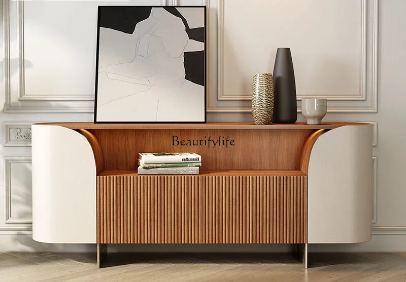 Nordic solid wood modern simple light luxury porch cabinet Italian storage storage cabinet
Nordic solid wood modern simple light luxury porch cabinet Italian storage storage cabinet
