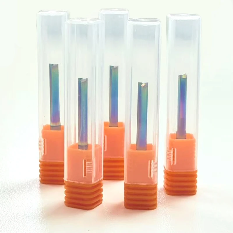 50 шт. 3,175/4/6/8 мм деревообрабатывающие фрезы с ЧПУ-фрезы с цветным покрытием, две канавки, прямая прорезная фреза по дереву
50 шт. 3,175/4/6/8 мм деревообрабатывающие фрезы с ЧПУ-фрезы с цветным покрытием, две канавки, прямая прорезная фреза по дереву