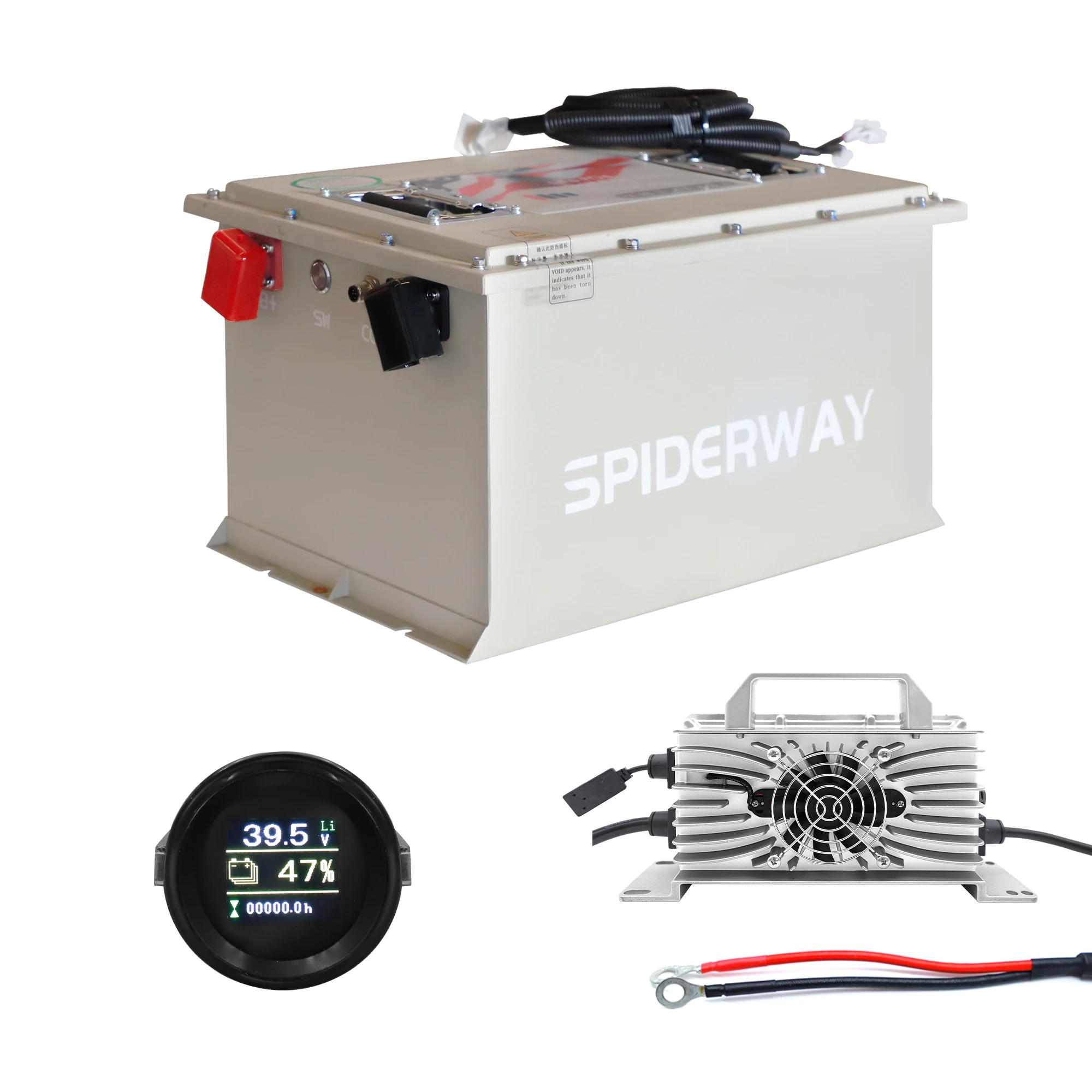 36V 105Ah LiFePO4 Lithium Battery w/ 36V 25A Fast Charger for Golf Cart Sloar Marine Off-Grid
36V 105Ah LiFePO4 Lithium Battery w/ 36V 25A Fast Charger for Golf Cart Sloar Marine Off-Grid