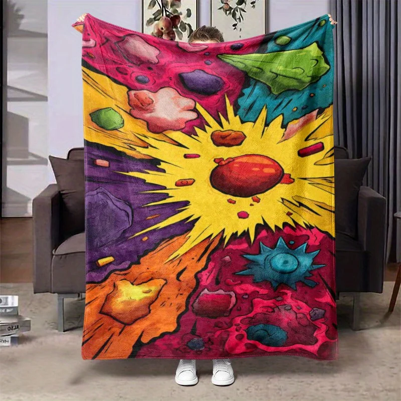 1pc suitable for all seasons office bed multifunctional gift blanket soft warm blanket pattern printed flannel blanket camping
1pc suitable for all seasons office bed multifunctional gift blanket soft warm blanket pattern printed flannel blanket camping