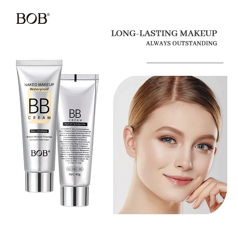 BOB BB Cream Concealer Natural Hydrating Moisturizing Long Lasting Foundation Non-Caking Cream
BOB BB Cream Concealer Natural Hydrating Moisturizing Long Lasting Foundation Non-Caking Cream