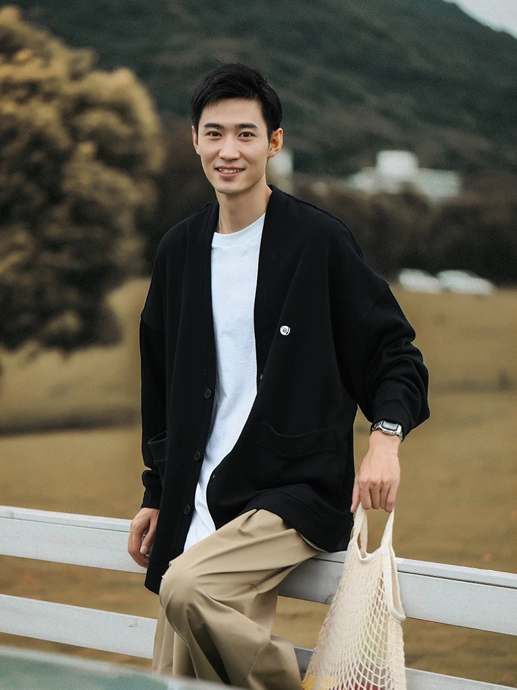 Retro Japanese Sle V-Ne Open Cardigan Sweater ex Autumn Casual Knitted Outerwear Pure Color y Lazy School Sle
Retro Japanese Sle V-Ne Open Cardigan Sweater ex Autumn Casual Knitted Outerwear Pure Color y Lazy School Sle