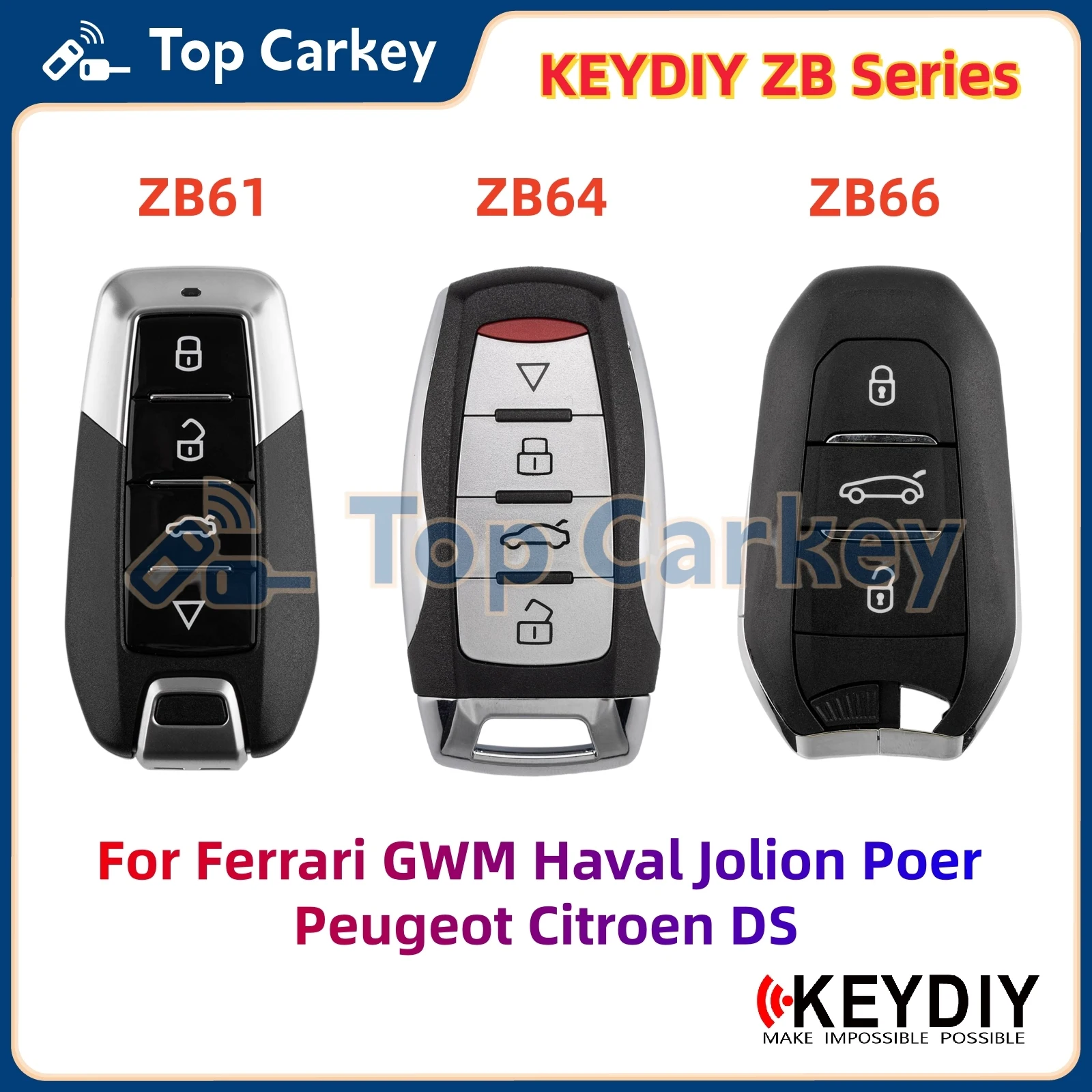 KEYDIY KD ZB61 ZB64 ZB66 Universal Smart Key 46 47 4A Chip for Ferrari GWM Haval Jolion Poer Peugeot Citroen DS Style
KEYDIY KD ZB61 ZB64 ZB66 Universal Smart Key 46 47 4A Chip for Ferrari GWM Haval Jolion Poer Peugeot Citroen DS Style