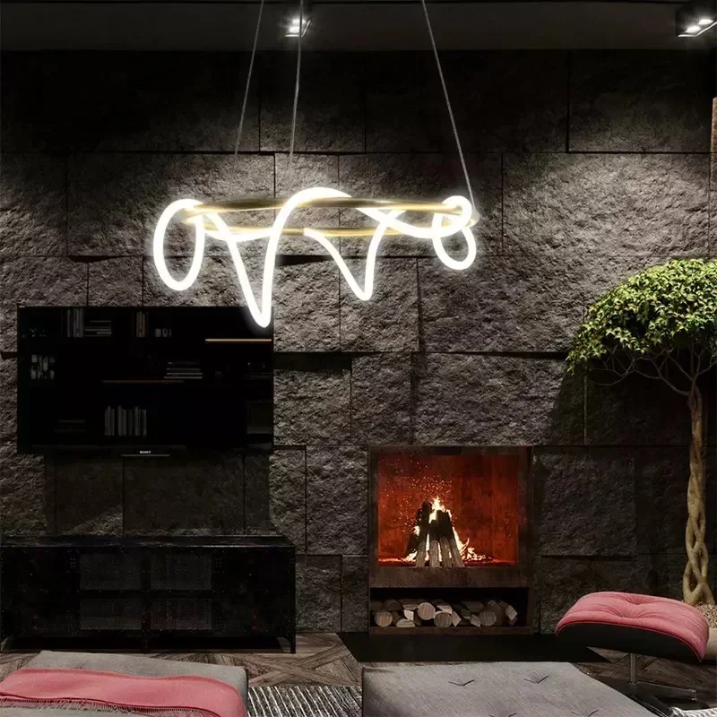 Nordic Simple Long Line Note Pendant Lights Art Creative Designer Hanging Lamps Suspension Luminaire Lampen Crystal Chandelier
Nordic Simple Long Line Note Pendant Lights Art Creative Designer Hanging Lamps Suspension Luminaire Lampen Crystal Chandelier