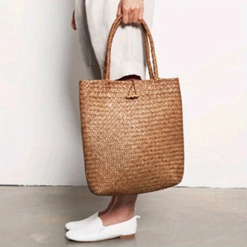 Concise Design Women Designer Tote Handbags Tote Bags Handbag Wicker Rattan Bag Shoulder Bag Shopping Straw Bag
Concise Design Women Designer Tote Handbags Tote Bags Handbag Wicker Rattan Bag Shoulder Bag Shopping Straw Bag