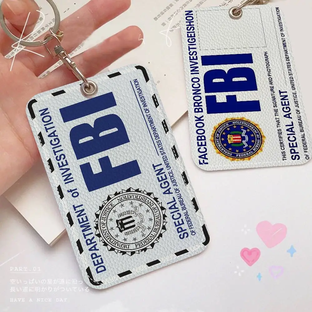 Классический брелок-держатель для бейджа Федерального агентства (FBI) для банковских, деловых, рабочих, студенческих и транспортных карт, защитный чехол
Классический брелок-держатель для бейджа Федерального агентства (FBI) для банковских, деловых, рабочих, студенческих и транспортных карт, защитный чехол