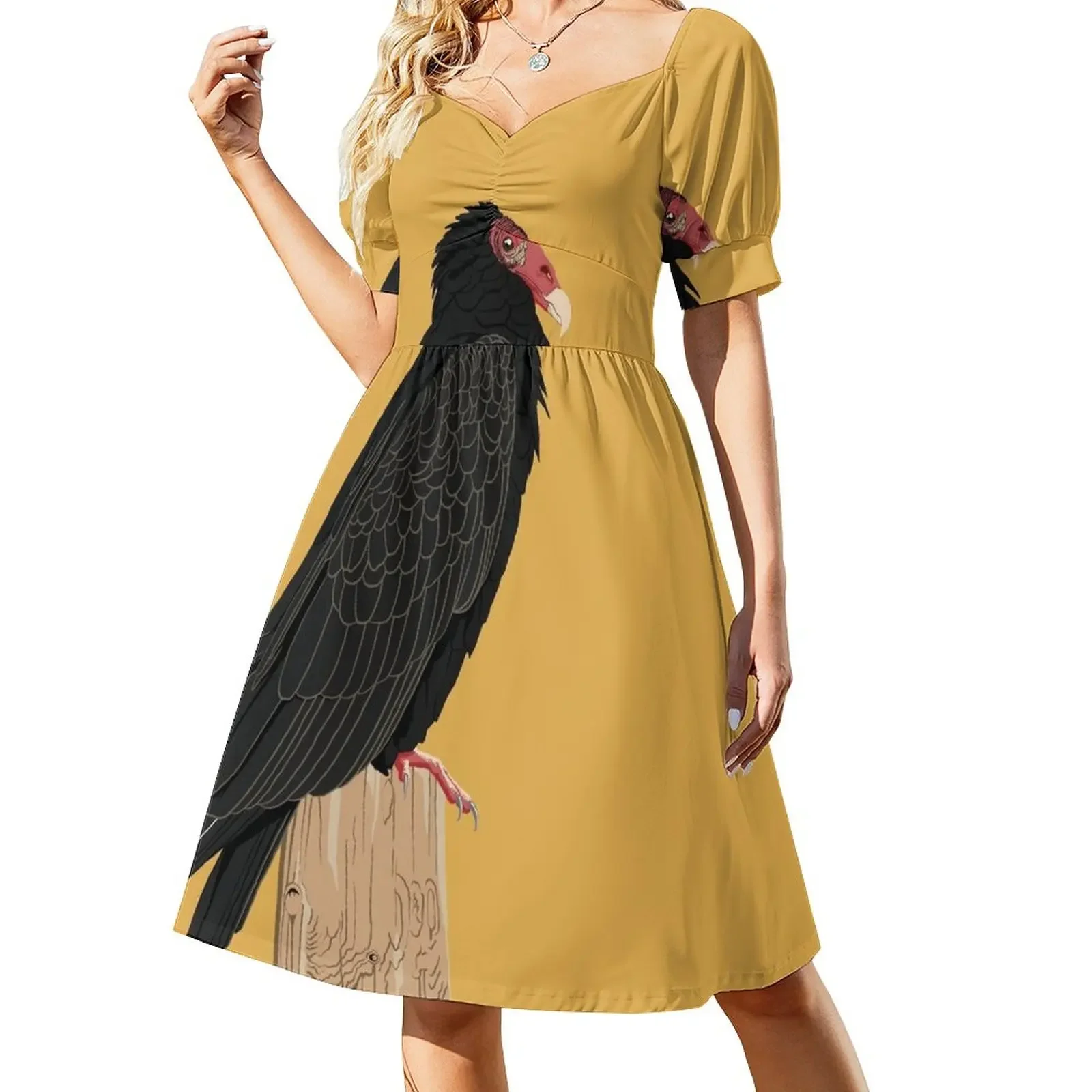 Turkey Vulture Short-Sleeved Dress women's evening dress 2025 Dance dresses dresses korean style
Turkey Vulture Short-Sleeved Dress women's evening dress 2025 Dance dresses dresses korean style