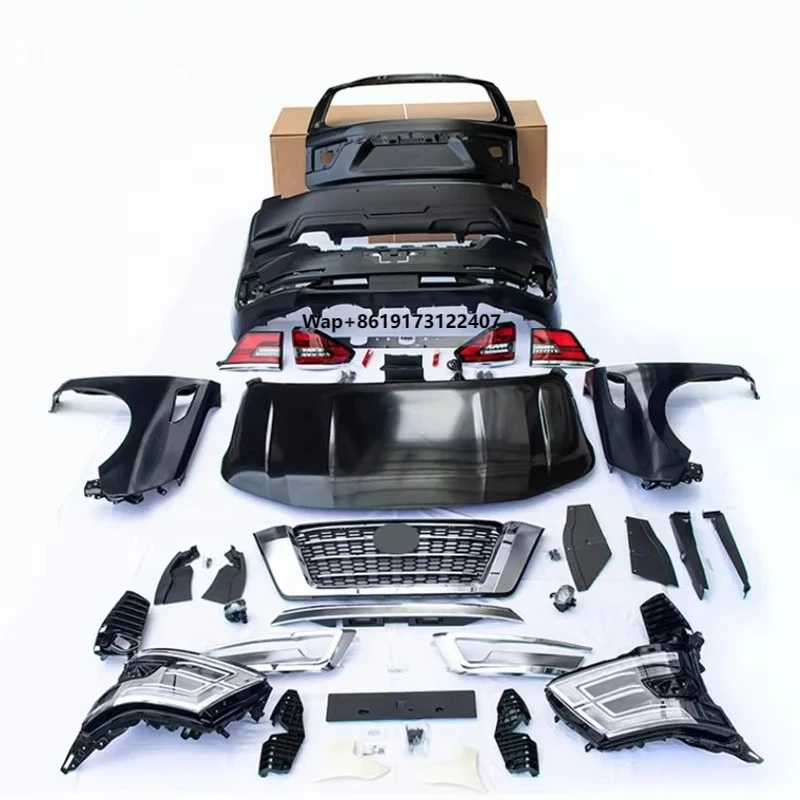 New Body Kit New Design Facelift Car Wide Front Rear Bumper Hood Spoiler Wide Flares Y62 Body Kit
New Body Kit New Design Facelift Car Wide Front Rear Bumper Hood Spoiler Wide Flares Y62 Body Kit