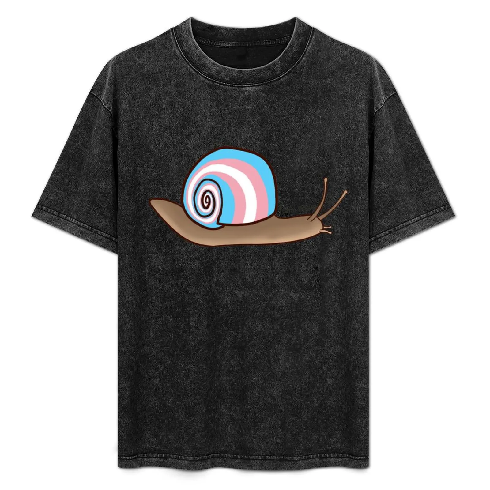 Trans Pride Snail T-Shirt Outdoor Work Short Sleeve Top
Trans Pride Snail T-Shirt Outdoor Work Short Sleeve Top