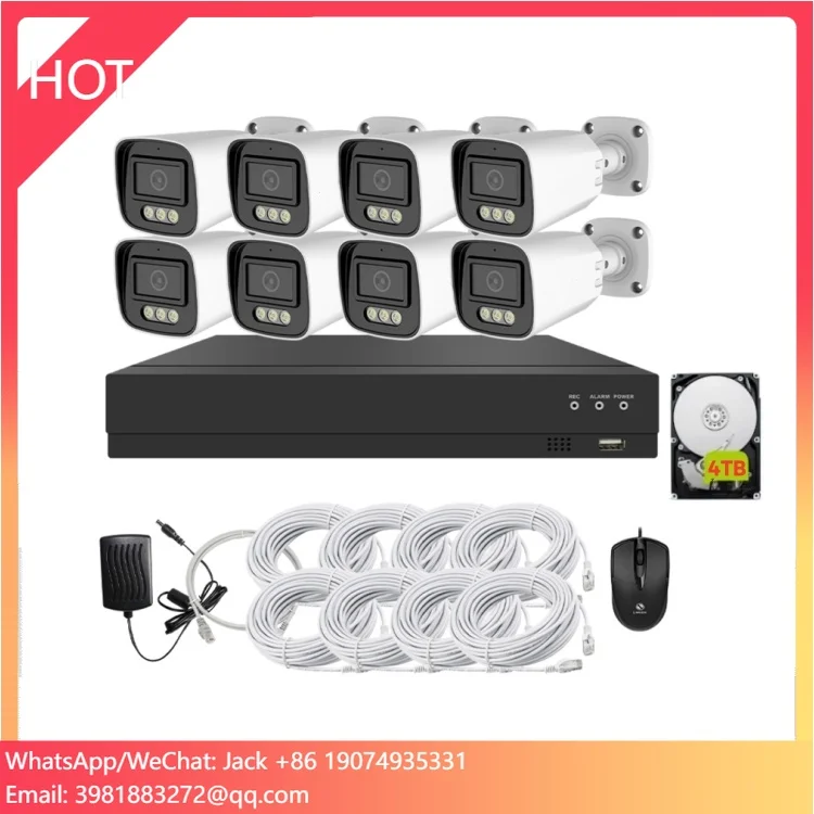 8 Channel Outdoor Two Way Audio Full Color Night Vision Poe Nvr Kit Cctv Ip Home Camera Security System 4K 8MP
8 Channel Outdoor Two Way Audio Full Color Night Vision Poe Nvr Kit Cctv Ip Home Camera Security System 4K 8MP