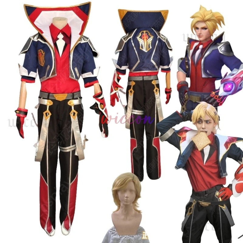!@$#Ezreal COS !@#&&*( Battle Academia Ezreal !@#&&*( Full Sets Wig LOL Battle Academia Halloween Party Outfits for Women Men
!@$#Ezreal COS !@#&&*( Battle Academia Ezreal !@#&&*( Full Sets Wig LOL Battle Academia Halloween Party Outfits for Women Men