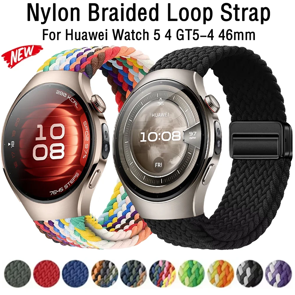 20mm 22mm Nylon Strap for Huawei Watch 5 GT5-4-3 46mm Magnetic Bracelet Wristband Samsung Galaxy Watch 7 6 5 4 40mm 44mm Correa
20mm 22mm Nylon Strap for Huawei Watch 5 GT5-4-3 46mm Magnetic Bracelet Wristband Samsung Galaxy Watch 7 6 5 4 40mm 44mm Correa