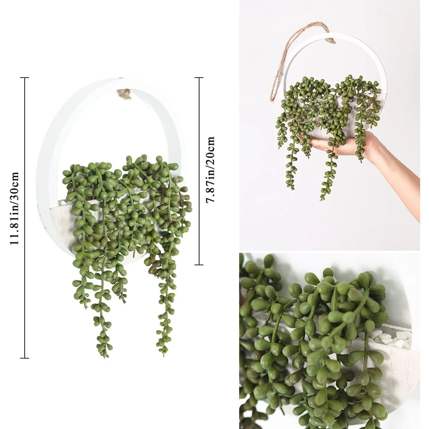 1Pcs Hanging Succulents Plants Artificial - Fake String of Pearls Hanging Plants with Lanyard - Artificial Succulent Faux Plant
1Pcs Hanging Succulents Plants Artificial - Fake String of Pearls Hanging Plants with Lanyard - Artificial Succulent Faux Plant