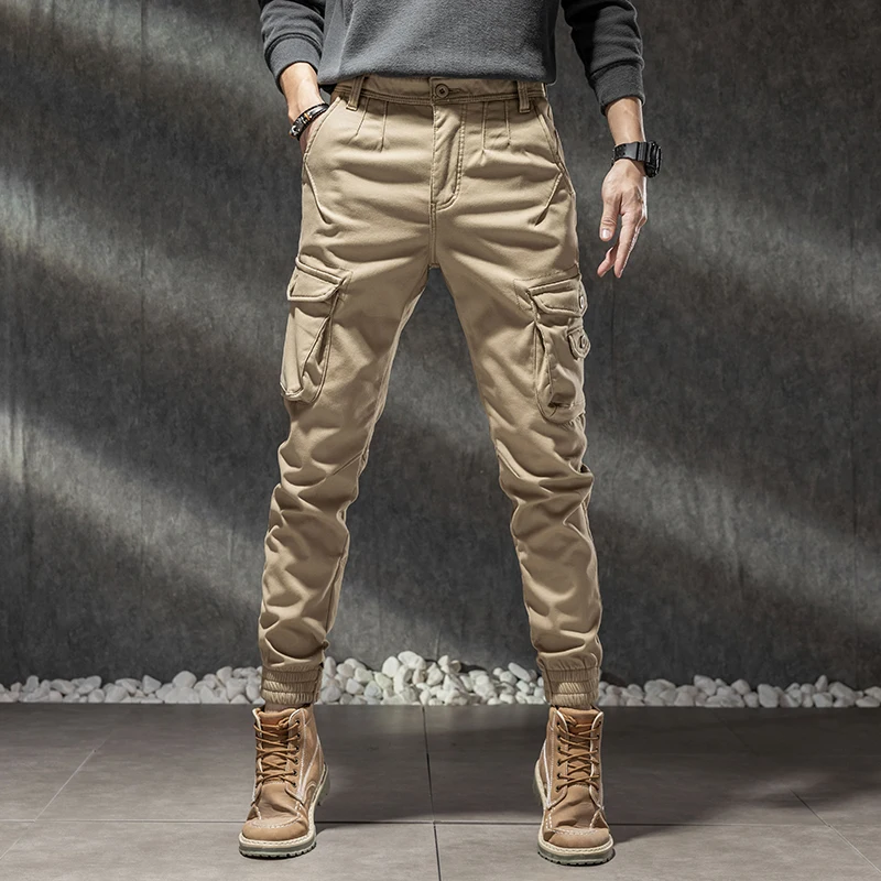 Мужские камуфляжные брюки-карго слим-фит для работы, весна-осень, с эластичным поясом, множеством карманов, тактические, молодежные, энергичные
Мужские камуфляжные брюки-карго слим-фит для работы, весна-осень, с эластичным поясом, множеством карманов, тактические, молодежные, энергичные