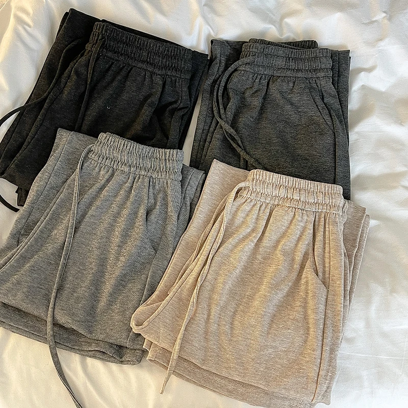 Women Casual Solid Wide Leg Pants Loose Soft Stretch High Waist Sports Trousers Female Spring Versatile Streetwear Pants
Women Casual Solid Wide Leg Pants Loose Soft Stretch High Waist Sports Trousers Female Spring Versatile Streetwear Pants