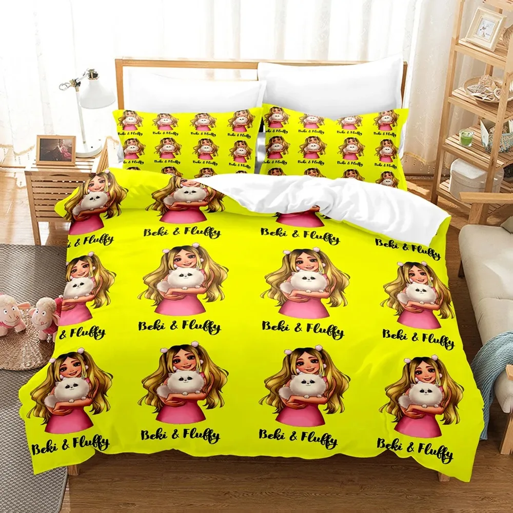 Rebekah Wing Merch Beki & Fluffy Bedding Set Single Twin Full Queen King Size Bed Set Aldult Kid Bedroom Duvetcover Sets
Rebekah Wing Merch Beki & Fluffy Bedding Set Single Twin Full Queen King Size Bed Set Aldult Kid Bedroom Duvetcover Sets