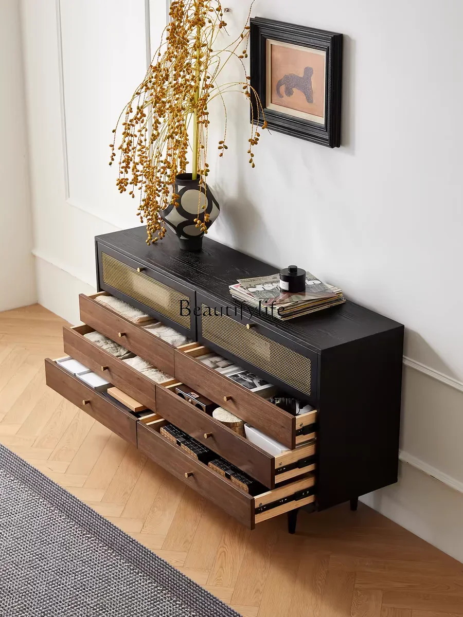 FG11Solid Wood Nordic Hallway Bedroom Storage Chest of Drawer Living Room Storage Cabinet 
FG11Solid Wood Nordic Hallway Bedroom Storage Chest of Drawer Living Room Storage Cabinet