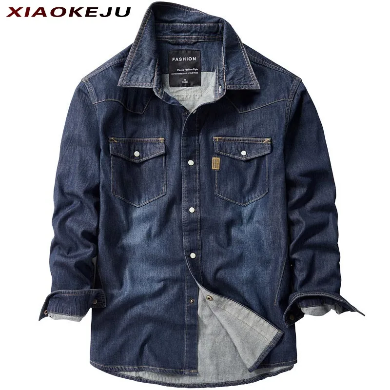 Up Shirt Button Men Long Sleeve Men's Denim Blouses and Shirts Social Elegant Man Male Oversized Vintage Top Fashion Oversize
Up Shirt Button Men Long Sleeve Men's Denim Blouses and Shirts Social Elegant Man Male Oversized Vintage Top Fashion Oversize