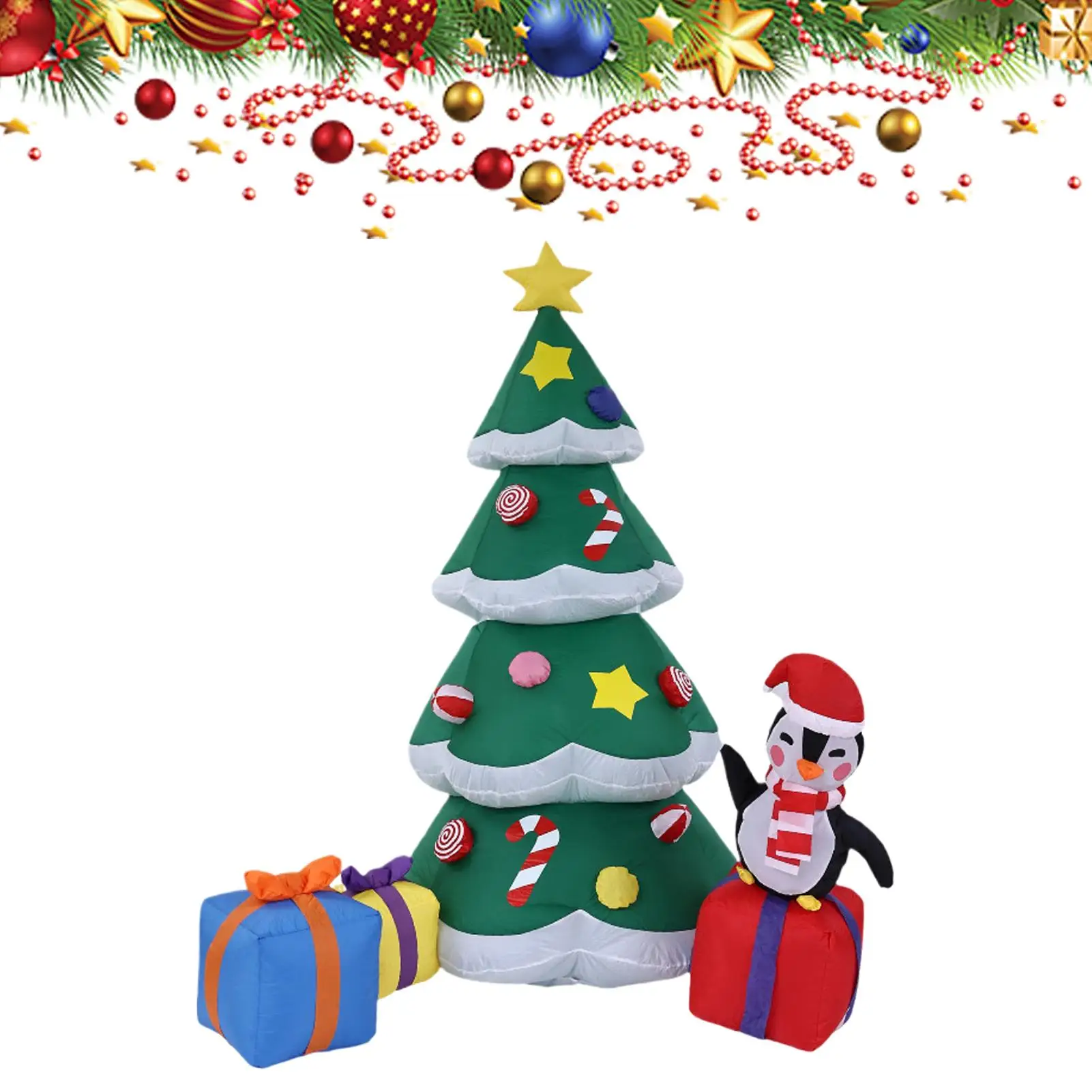 Надувные рождественские украшения 5,9 фута с подсветкой, выдувной праздничный декор, рождественская елка, надувные уличные украшения, встроенный светодиод
Надувные рождественские украшения 5,9 фута с подсветкой, выдувной праздничный декор, рождественская елка, надувные уличные украшения, встроенный светодиод