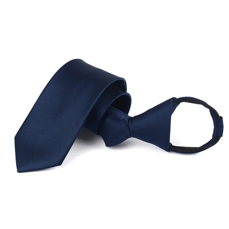 Men's Solid Dark Blue Color Neck Tie 6cm Zipper Necktie Daily Wear Cravat Wedding Party For Men
Men's Solid Dark Blue Color Neck Tie 6cm Zipper Necktie Daily Wear Cravat Wedding Party For Men