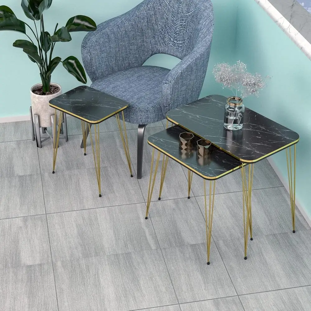 Recular Nesting Set o 3, Nesting Table, ern Woodgrain Base or Living Room Coee Tables or Nightstands - Coee Table
Recular Nesting Set o 3, Nesting Table, ern Woodgrain Base or Living Room Coee Tables or Nightstands - Coee Table