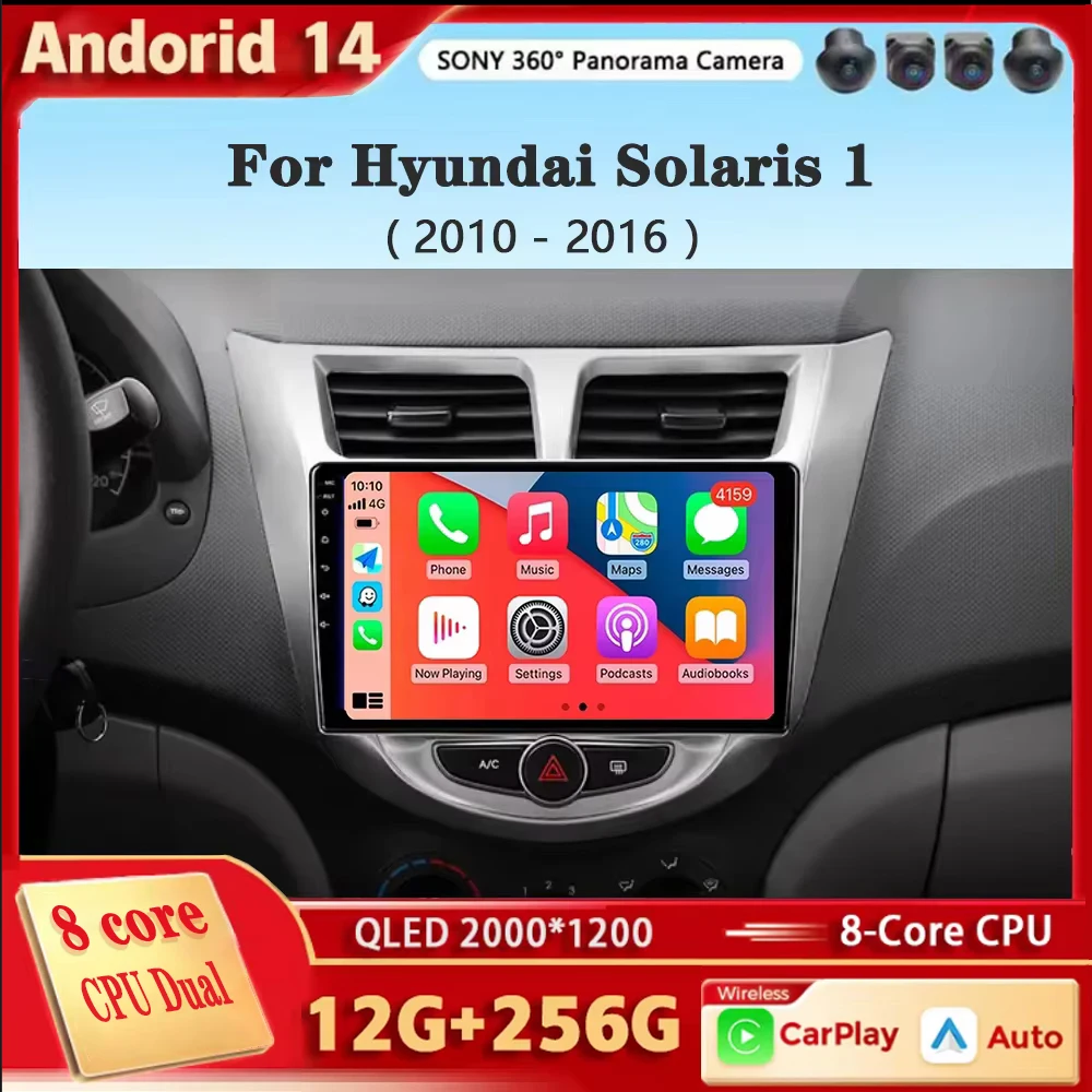 9 Android 14 для Hyundai Solaris 1 2010-2016 2K QLED стерео автомобильный радиоприемник мультимедийный видеоплеер GPS WIFI 4G CarPlay головное устройство BT
9 Android 14 для Hyundai Solaris 1 2010-2016 2K QLED стерео автомобильный радиоприемник мультимедийный видеоплеер GPS WIFI 4G CarPlay головное устройство BT