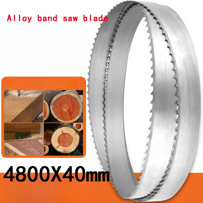4800X40mm Wood Alloy Band Saw Blades Carbide Tip for Cutting Hardwood Horizontal And Vertical Band Saw Machines
4800X40mm Wood Alloy Band Saw Blades Carbide Tip for Cutting Hardwood Horizontal And Vertical Band Saw Machines