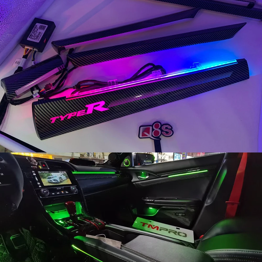 For Honda Civic 2016 2017 2019 2020 2021 Atmosphere Light LED Footwell Central Control Lamp Full Car Ambient Lamp Center Console
For Honda Civic 2016 2017 2019 2020 2021 Atmosphere Light LED Footwell Central Control Lamp Full Car Ambient Lamp Center Console