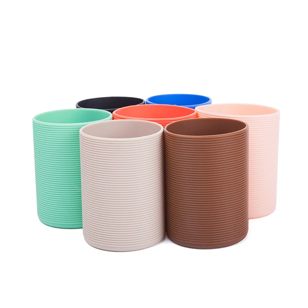 Insulated Silicone Cup Sleeve Reusable Bottle Protective Anti-scald Non- Mugs Tumblers Bottles Heat Resistant Eco
Insulated Silicone Cup Sleeve Reusable Bottle Protective Anti-scald Non- Mugs Tumblers Bottles Heat Resistant Eco